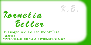 kornelia beller business card